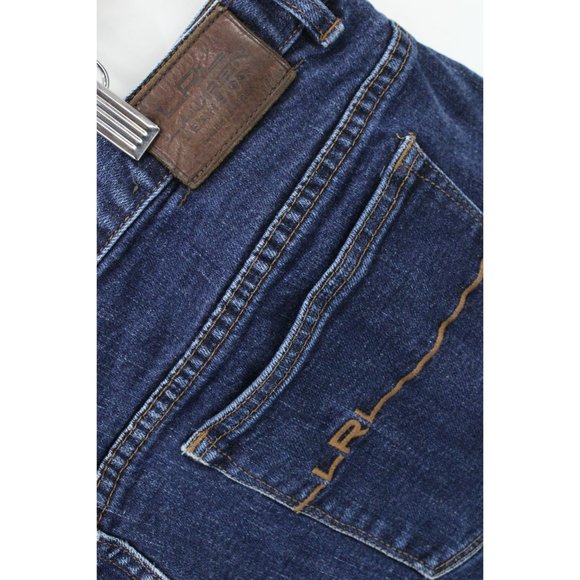 LRL Lauren Jeans Co Jeans Womens Plus Blue Denim Medium Washed Straight Size 20W - Picture 7 of 9